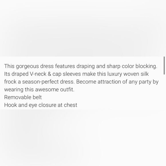 Diane Von Furstenberg color block dress size 4 - Picture 11 of 11